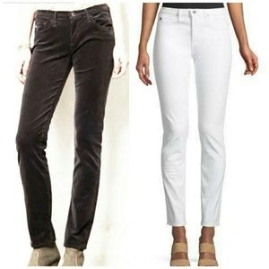 Pack of 2 AG jeans.27R Corduroy, straight, Stevie